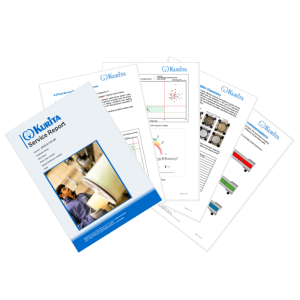 6. The OSCAR report details element performance and  guides re-installation